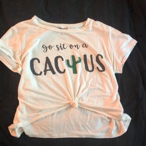 Cactus belly shirt